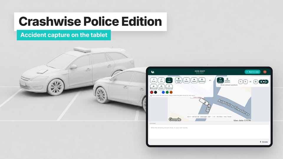 Video preview: police accident capture with Crashwise